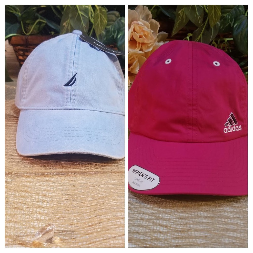 Adidas and Nautica caps as bundle!